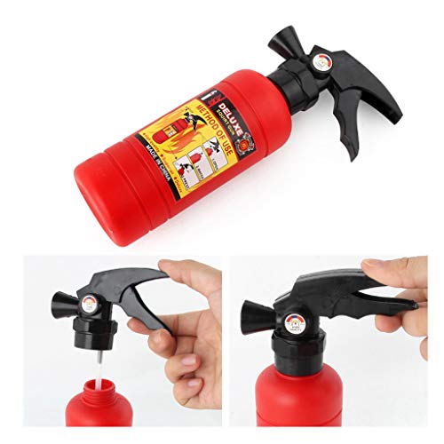MINGSTORE 4pcs/Set Children Firefighter Fireman Cosplay Toys Kit Fire Extinguisher Intercom Axe Wrench Gifts for Kids