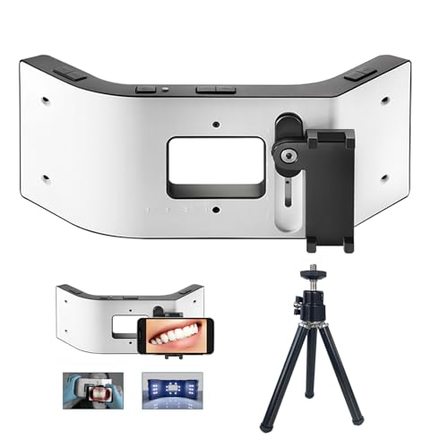 Dental Oral LED Photography Kit, with 20 LED Beads 3D Surround Lighting Up to 32000lx for Dental Imaging Macro Photography Home Studio & Salon Use
