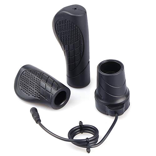 Junstar-EU Apretón de Medio Acelerador de Bicicleta eléctrica Bafang BBS01 BBS02 BBSHD Sistema de propulsión, Control de Velocidad de Giro a la Izquierda Ebike Agarre del Acelerador