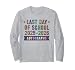 Goodbye School Last Day 2026 Kids Sign My Autographs Teacher Long Sleeve T-Shirt