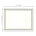 Geographics Serpentine Premium Foil Certificates, Gold Foil, 8.5 x 11 Inches, Pack of 12 (44407)