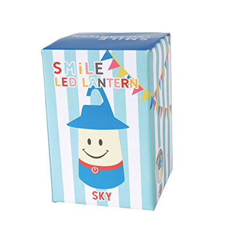 Smile LED Lantern: Portable Night Light Camping Lantern For Kids (Sky)