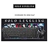 Culture Fly Large Gaming Mouse Pad (31" x 15") - Solo Leveling Extended XL Computer Desk Mat, Cool Anime Keyboard Deskmat, Big Desktop Deskpad for Gamer, Long Oversized PC Mousepad for Laptop - Image 2
