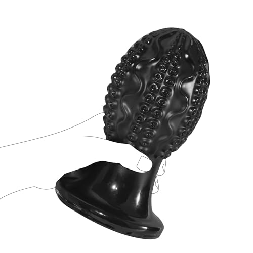 Image of Big Butt Plug Trainer, Monster Anus Dilator Masturbator Adult Sex Toys, Female G-spot Stimulator & Male Prostate Massager (7.08 * 4.4IN)