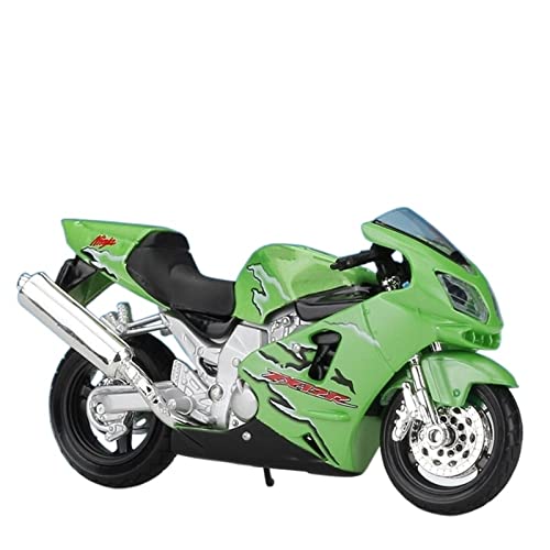 Véhicule Moulé sous Pression Kawasaki Ninja ZX-12R Réplique Moto Miniature 1:18