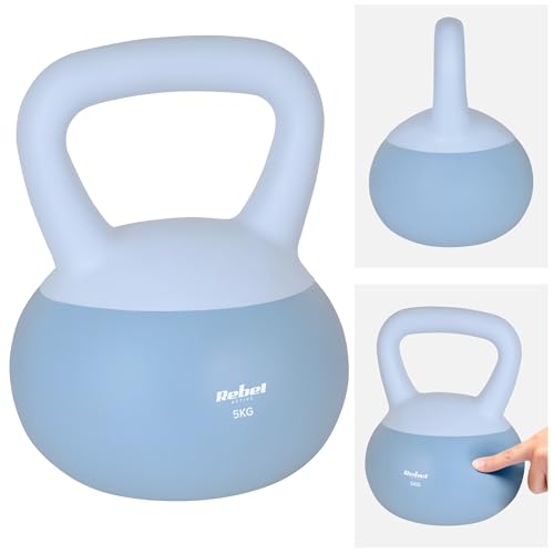 Rebel Soft Kettlebell 5kg PVC souple sûr silencieux Hantel pour la forme physique – Image 6