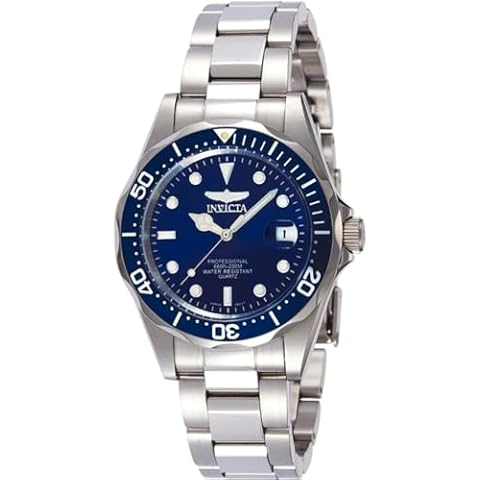 Invicta Pro Diver 9204 Quartz Watch with Blue Dial Cover