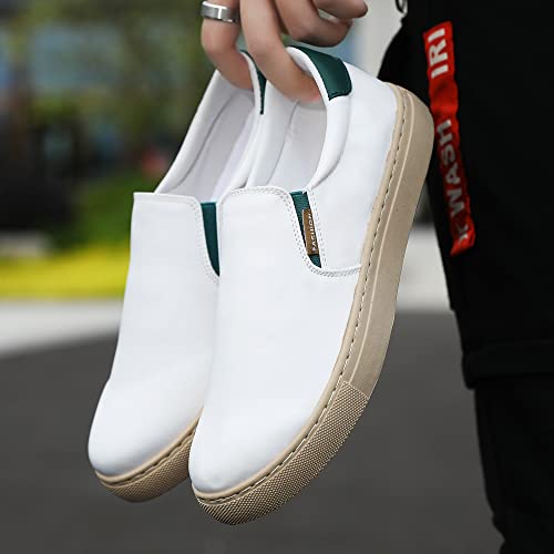 New Large Size Men's Shoes Ice Silk Canvas Shoes Slip-on Casual Shoes3