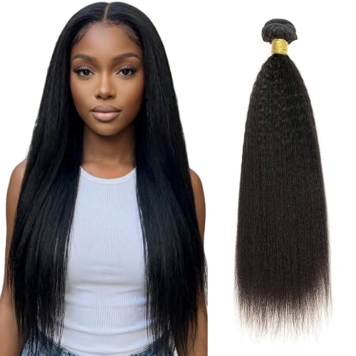 Pelo humano Yaki de 28 pulgadas de calidad Remy procesado de forma natural