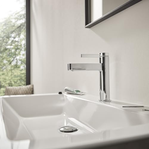 hansgrohe Ablaufgarnitur Push-Open für Waschbecken und Bidet mit Überlauf, Chrom