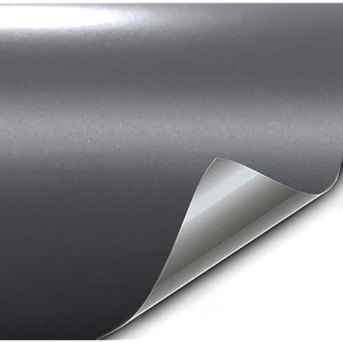 VViViD+ Premium Vinyl Wrap Film (6ft x 5ft, Matte Slate Grey)