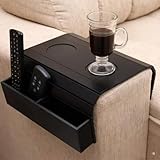 Nuestra mesa con bandeja para reposabrazos de sofá natural hace que la vida de su sofá sea exquisita y conveniente, nuestro reposabrazos de sofá le brinda un control remoto conveniente, bebidas, bocadillos y revistas y otros objetos pequeños, sin necesidad de levantarse del sofá; En el dormitorio, la oficina, la sala de estar, el solárium, en cualquier momento y en cualquier lugar.