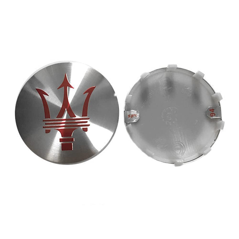 Cache-moyeux Pour Maserati – Lot De 4, 55 Mm, étanches, Pour Levante, Quattroporte, Ghibli, Granturismo