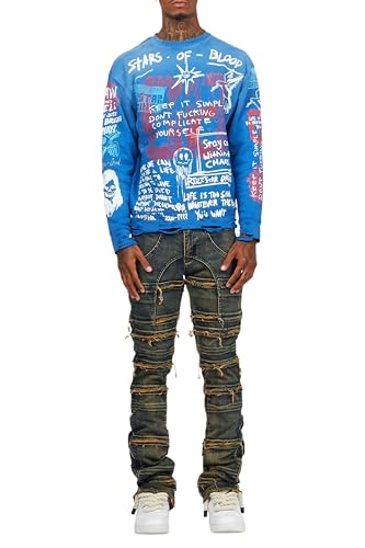 Men's Horado Wash Stacked Flare Jean
