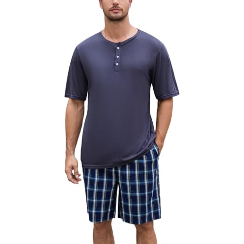 Vulcanodon short-sleeve bamboo-viscose and cotton sets