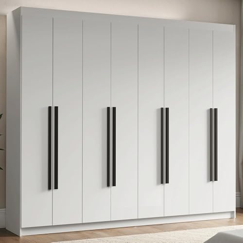 Listado de Closet de Madera Coppel comprados en linea. 49 Madesa Ropero Closet Venus 8 Puertas 216cm Blanco 12