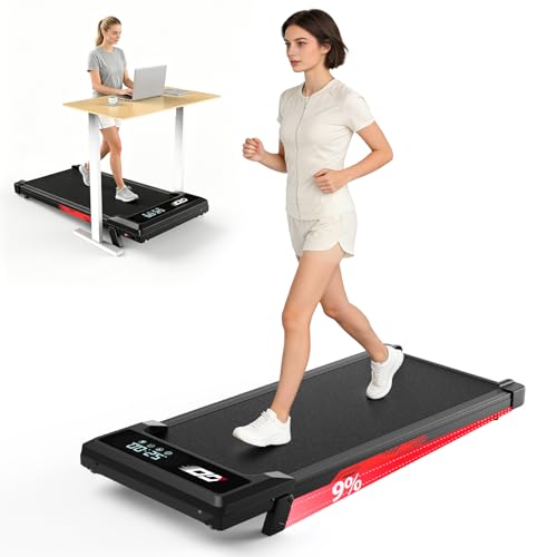 Tapis Roulant Elettrico Pieghevole 3 in 1 con Inclinazione 9%,
