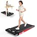 Laufband klappbar elektrisch mit 9 % Steigung, 1-10 km/h Walking Pad leise für Zuhause und Büro, bürstenloser 3,0-PS-Motor, LED-Anzeige, Stoßdämpfung, bis 140 kg
