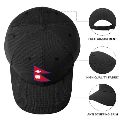 Nepal Flag Children Baseball Cap Adjustable Snapback Trucker Hats Boys Girls Sports Outdoor Travel hat4