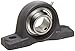 Hub City PB250URX1-7/16 Pillow Block Mounted Bearing, Normal Duty, Low Shaft Height, Relube, Setscrew Locking Collar, Narrow Inner Race, Cast Iron Housing, 1-7/16" Bore, 1.87" Length Through Bore, 1.811" Base To Height