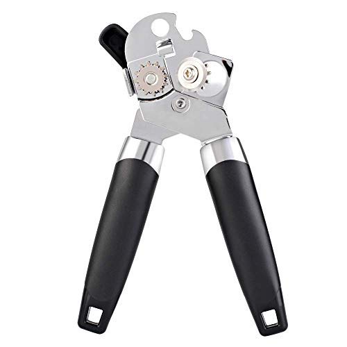 Can Opener Manual, Nonelectric Can Jar Opener Kit with Ergonomic Anti