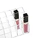 HBlife Lip Gloss Holder Organizer, 24 Spaces Clear Acrylic Makeup Lipgloss Display Case
