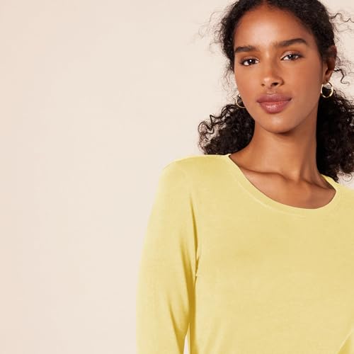 Image of Amazon Essentials Women's Regular-Fit Long-Sleeve Crewneck T-Shirt (Available in Plus Size)