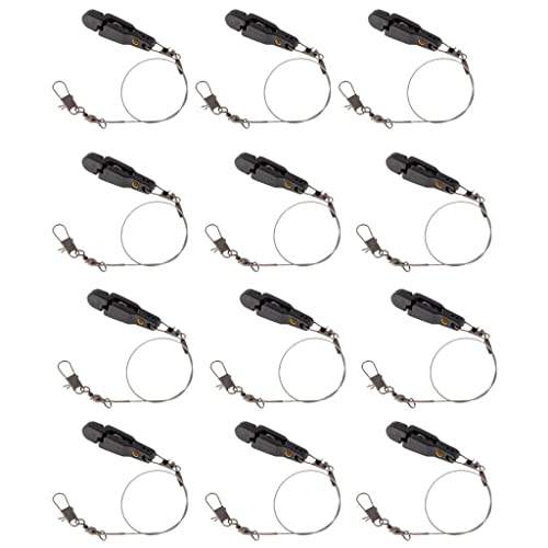 Clip de largage pour downrigger idéal pour la pêche profonde x12