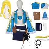 RWROBE Lucy Heartfilia Cosplay Costume Uniforms Dress Halloween Full Set Outfit