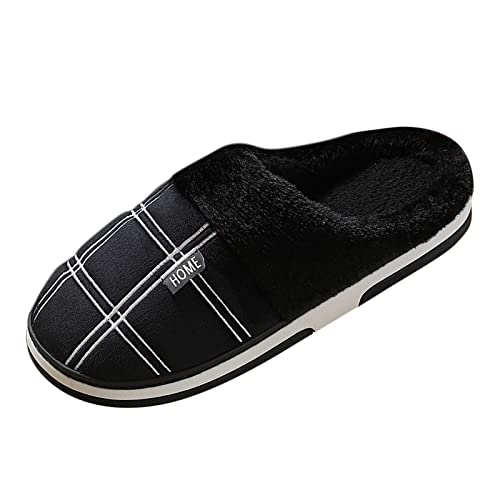 Chaussons douillets homme pour se détendre au coin du feu en hiver