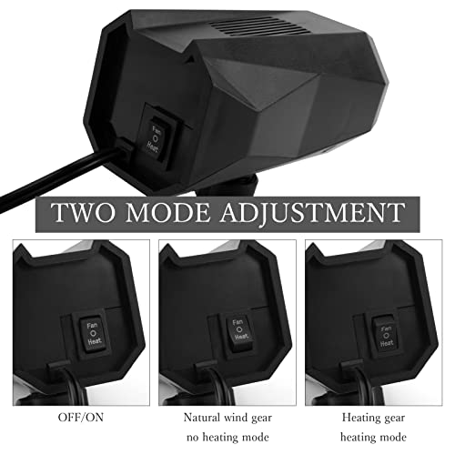 Car-Heater-Wjiang-2-in-1-Portable-Car-Heater-Fan-12V-150W-Defogger-Demister-Fan-Windshield-Defroster-360-Rotation-Automobile-Heater-Warmer-for-Winter-Snow-Removal-Fast-Heating-Defrost-Defogger