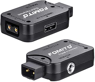 Fomito D-tap P-tap Extender Plug Converter to Dtap, DC, USB for Anton/Sony V-Lock V-Mount Battery