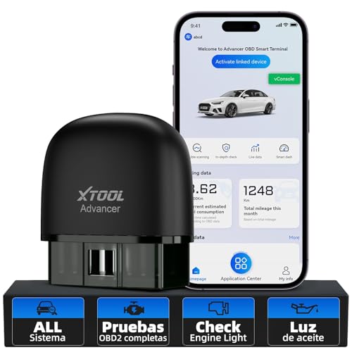 XTOOL AD20 Pro OBD2 Diagnosis es un escáner de diagnóstico de automóviles inalámbrico OBD2 con escaneo Completo de Sistemas para iOS y Android, con actualizaciones de por Vida gratuitas.