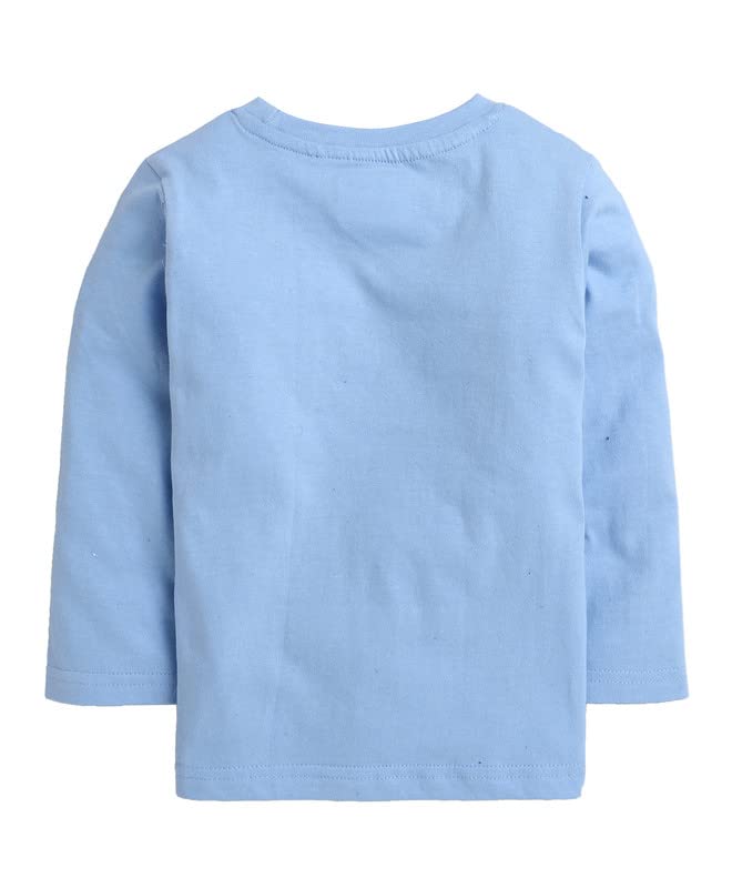 Image of BUMZEE Blue & Red Full Sleeve Boys T-Shirt Pack of 2