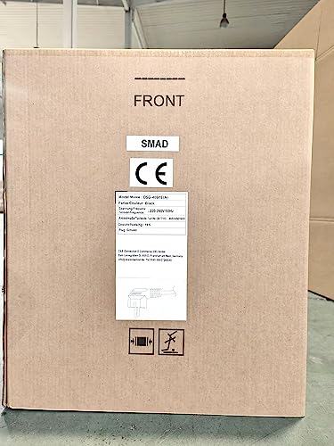Techomey Gas Fridge 40L, 3 Way Fridge Camping12V 240V, Gas Refrigerator Camping for Campervan, Motorhome, RV, Caravan, Cabin, Quiet, Black - Image 9
