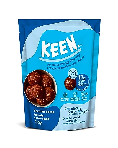 Mélange de bouchées énergétiques sans cuisson noix de coco cacao
