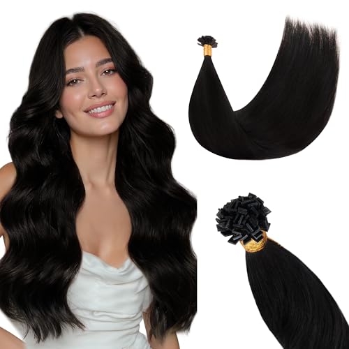 GOO GOO Mini Flat Tip Hair Extensions K Tip, Invisible