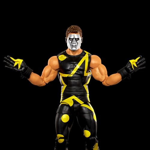Image of Mattel WWE Stardust Elite Collection Action Figure with Accessories, Articulation & Life-like Detail, Collectible Toy, 6-inch