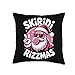 Skiridi Rizzmas Cool Santa Lovers Funny Vibe Christmas Fun Throw Pillow