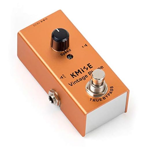 Guitar Parts Guitar Vintage Phase Effect Pedal DC 9V Single Mini Phaser for Electric Guitar