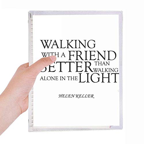 Cahier de notes Amitié Helen Keller pour célébrer vos liens précieux