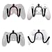 YYST Universal Game Controller Organizer Wall Rack Wall Mount Wall Clip Wall Hanger for Xbox One PS4 Switch Pro Game Controller 4/PK - NO Game Controller - No Falling