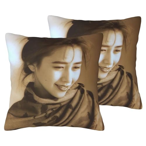 工藤静香1 (6) 肌触り良い ポリエステル製 ギフト ソファ用 カスタマイズ可 両面プリント