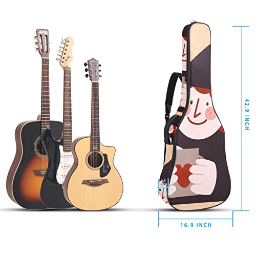 Housse de transport étanche pour guitare avec bandoulière réglable Motif citrouille d’Halloween, Multicolore 02, 42.9×16… - Les Beatles, Paul McCartney, John Lennon, RIngo Starr, George Harrison Housse de transport étanche pour guitare avec bandoulière réglable Motif citrouille d'Halloween, Multicolore 02, 42.9x16… – Image 6