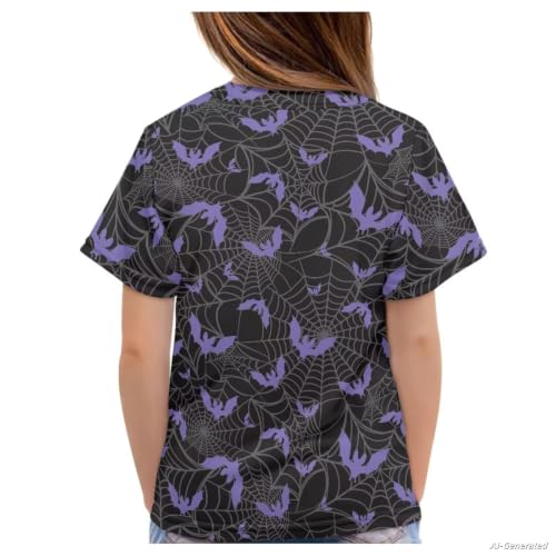 Image of Renewold Kids Novelty T-Shirt for Girls Boys Short Sleeve Crewneck Summer Tee Soft Breathable Graphic Shirt for Age 2-16