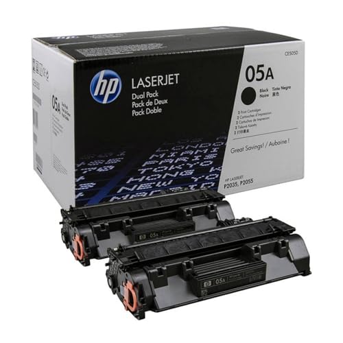 HP 05A LaserJet Toner Black Standard Capacity 2 x 2,300 Pages Pack of 2