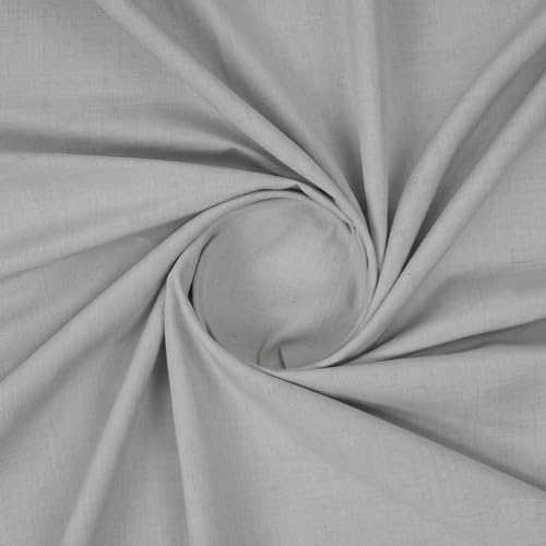 Image of Bhagalpuri Soft Dull Cotton Single Chadar | Single Thread Lightweight Odhne Wali Chadar | Top Sheet for Sleeping Summer (Grey)