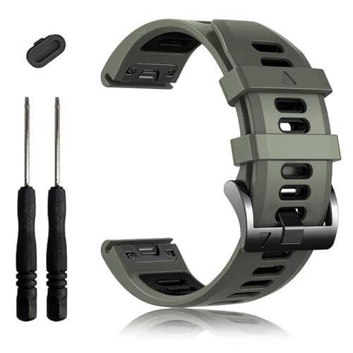 EZMVZKU Fenix 7X Pro QuickFit �o���h �����p 26mm �X�|�[�c�V���R���X�g���b�v Garmin Fenix 6X Pro Solar Fenix 5X Plus Descent MK2i Enduro 2 Tactix 7 
