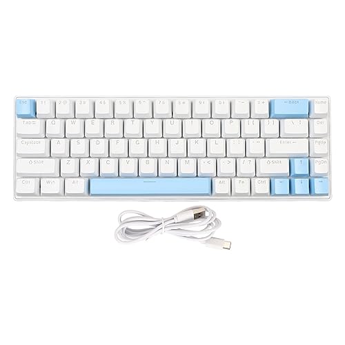Clavier de jeu compact bleu Haofy parfait pour le télétravail sur PC portable