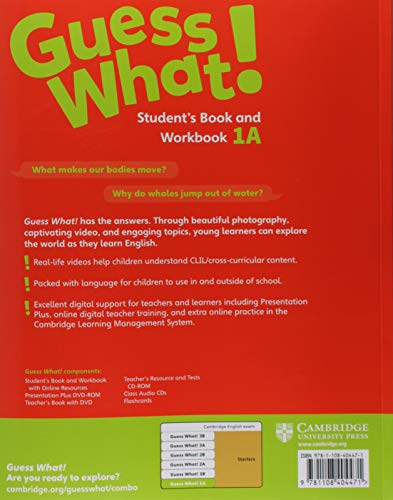 Guess What. 1A - Students Book and Workbook Combo Edition - American English